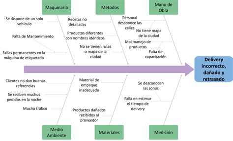 Diagrama De Espina De Pescado Ejemplos Control De Inventarios