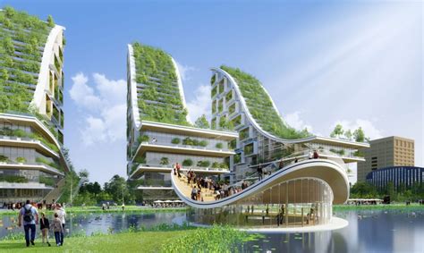 Crazy Conceptual Design For Biomimetic Eco Village In Belgium