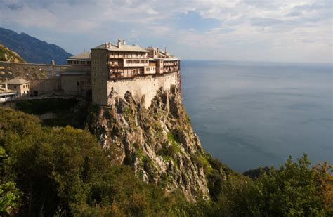 哈尔基迪基市希腊修道院灵性山地形州马其顿地区爱琴海半岛摄影素材汇图网