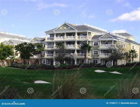 Landscaping At Golf Resort Hotel Stock Image Image Of Dwelling Palms