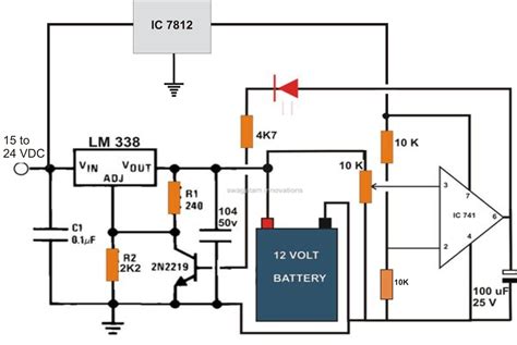 12v Battery Trickle Charger Circuit Diagram