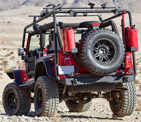 Body Armor 4x4 Tj-2994black Standard Design Rear Bumper ...