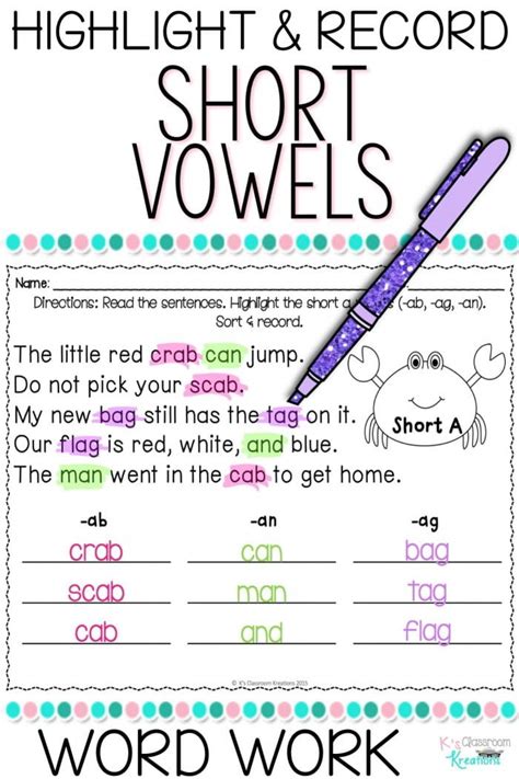 Glossary: So Many Sounds In A CVC Word Worksheets | 99Worksheets