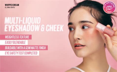 Kaja Multi Purpose Liquid Eyeshadow And Blush Whipped Dream 4 Shades Buildable