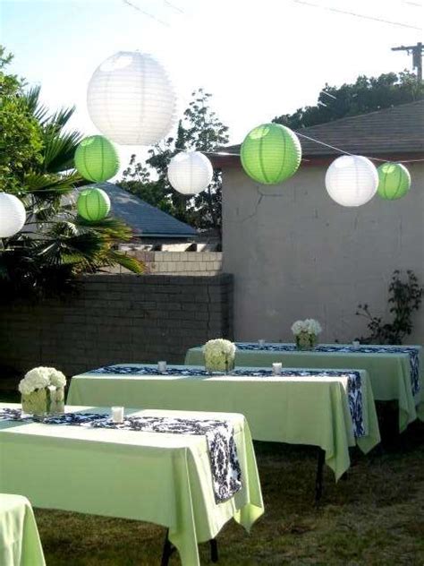 Damask And Green Birthday Party Ideas Photo 3 Of 17 Catch My Party Green Party Decorations