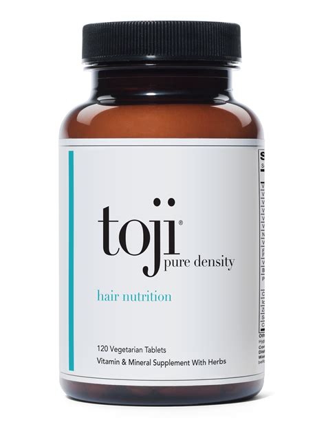 Toji Hair Growth Vitamin Supplements And Hair Care Products