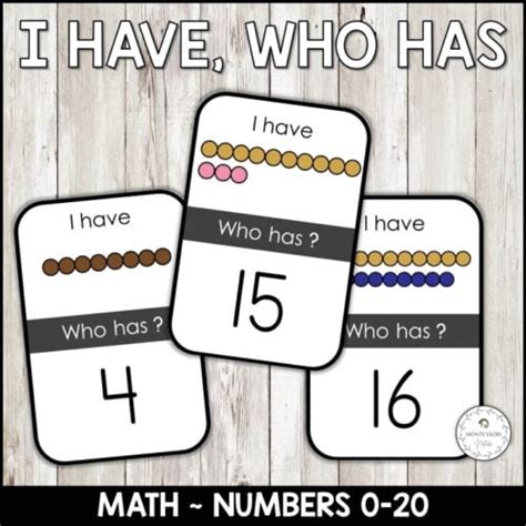 I Have Who Has Math Game Telling Time To Five Minutes Montessori