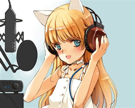 Anime Girl Headphones Anime Hd Wallpaper All Hd Wallpapers Gallery