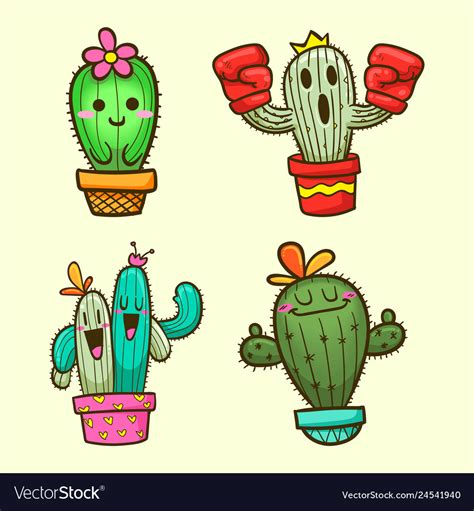 Cartoon Cute Cactus