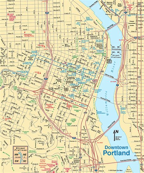 Map Of Portland Or