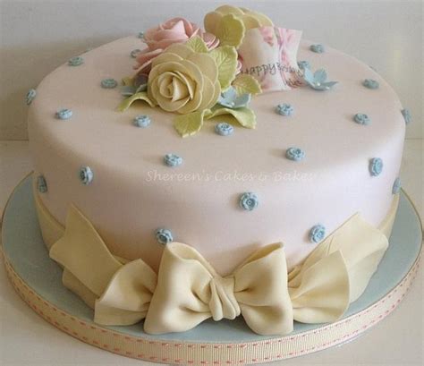 shabby chic cake by shereen cakesdecor