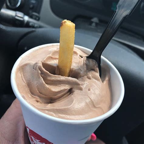dipping french fries in a wendy s frosty is the best popsugar food