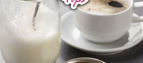 Ideally, fill no more than a third of the jar. Foam milk for your coffee! | Milk foam, Baking, Milk