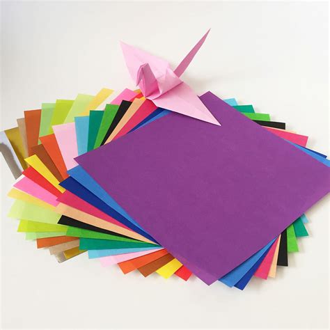 Origami Paper Sheets Multi Colored Paper Assortment 100 Sheets Paper
