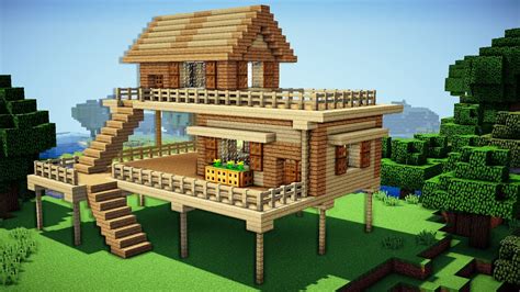 Minecraft Starter House Tutorial How To Build A House In Minecraft