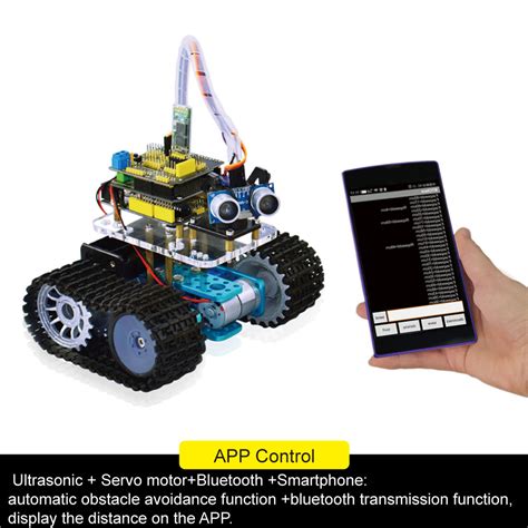 It is controlled by your desktop computer and is designed for the hobbyist or enthusiast to create objects within a relatively. DIY Mini Tank Smart Robot car kit for Arduino Robot ...