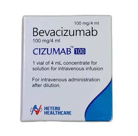 Hetero Healthcare Cizumab Bevacizumab Injection Dosage Form Infusion