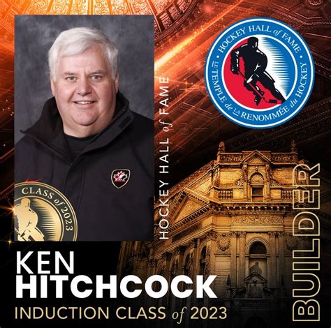 Ken Hitchcock Inducted To Hockey Hall Of Fame As Part Of Class Of