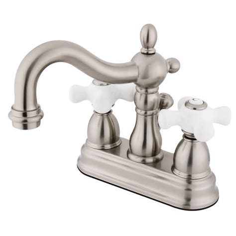 Shop Kingston Brass Kb160px Heritage Centerset Bathroom Faucet With