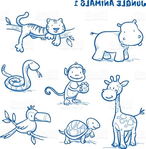 Jungle Animals Drawing At Explore Collection Of