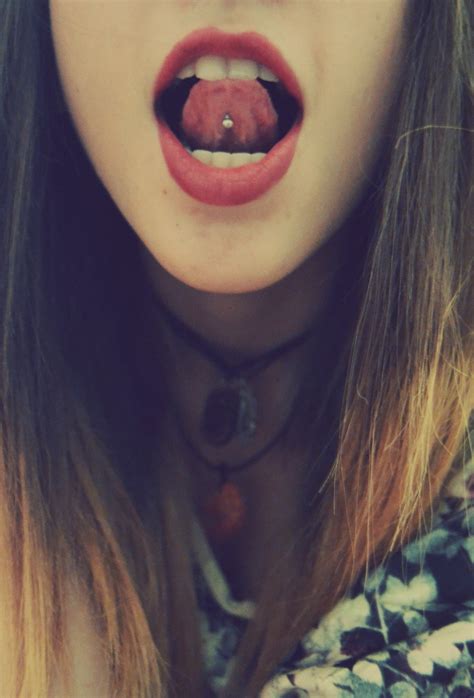 1000 Ideas About Tongue Piercings On Pinterest Tongue Rings