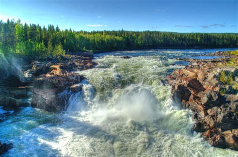 Showing 5 of 5 results. Jockfall-Wasserfall In Norrbotten, Schweden Stockbild ...