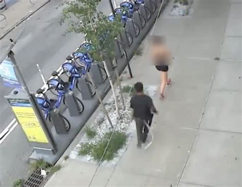Terrifying Moment Perv Jumps On Woman Tackles Her To The Ground And