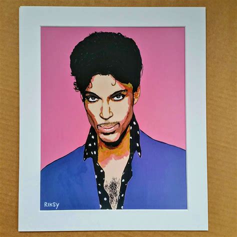 Prince Art Print With Mount Stevieriks