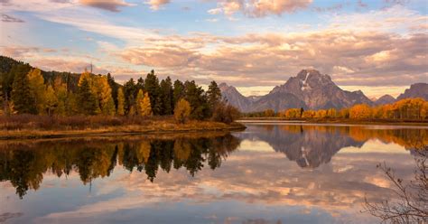 Photograph A Sunrise At Oxbow Bend Moran Wyoming