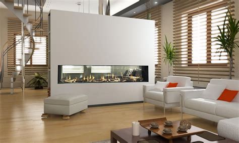 Image Result For See Through Fireplace Contemporary Fireplace Designs