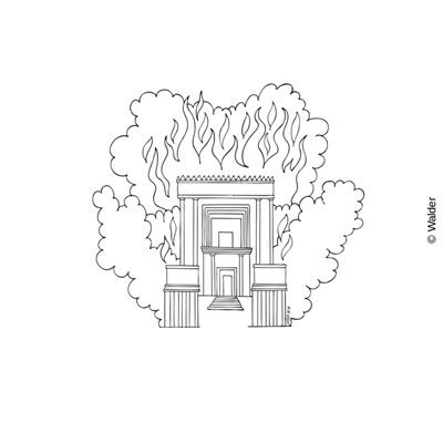 Burning Beis Hamikdash | Walder Education