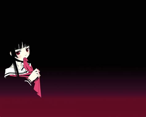 Tapety Anime Dziewcz T Anime Jigoku Shoujo Enma Ai Zrzut Ekranu