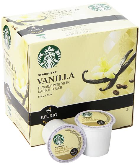 Calories % daily value* 0%. Starbucks Vanilla Coffee Keurig K-Cups, 32 Count (0.35 oz ...