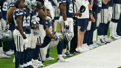 Cowboys Poe Several Rams Kneel During National Anthem Ahead Of Season