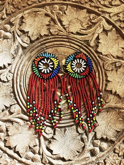 Kenyan Dream Catcher Earrings African Accessories Dream Catcher
