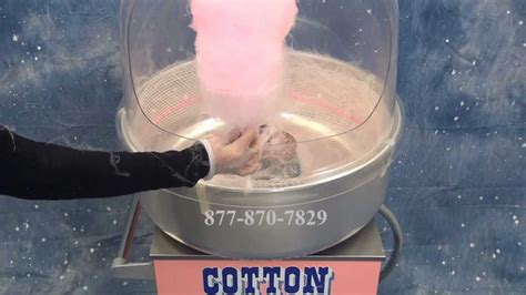 How To Make Cotton Candy Cotton Candy Demonstration Youtube