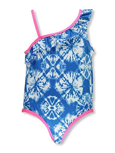 Pink Platinum Girls One Piece Swimsuit With Ruffle Trim Royal 4t