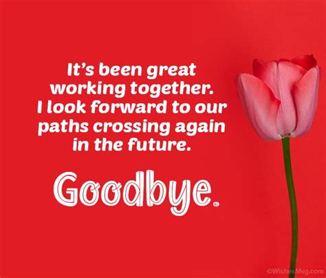best short goodbye message leaving company 2023