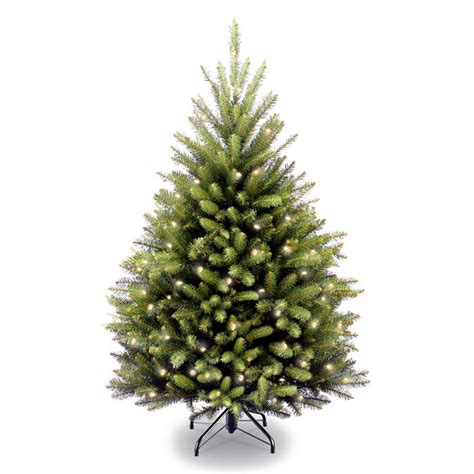 National Tree Co Dunhill Fir 45 Hinged Green Artificial Christmas
