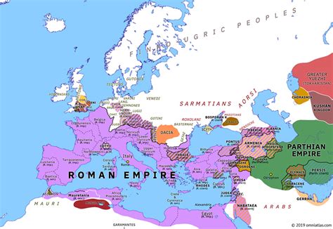 Claudius Invasion Of Britain Historical Atlas Of Europe 16 August