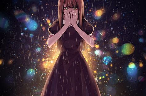 2560x1700 Anime Girl Crying Tears Raining For Anime Cry Wallpaper