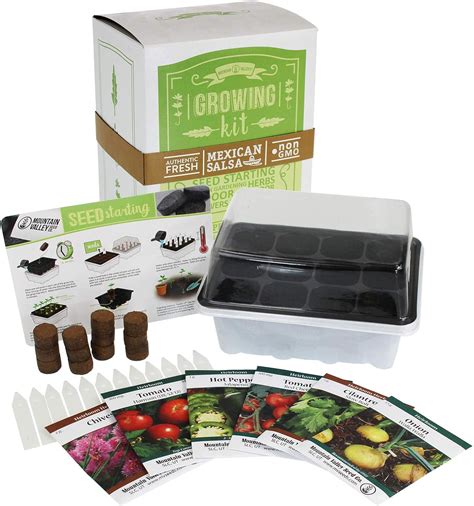 Amazon.com : Salad & Vegetable Garden Seed Starter Kit | Basic | 6 Non