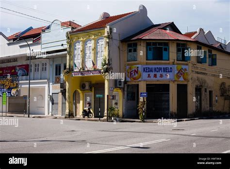 Penang Malaysia Architecture Narrow Streets Dirty Moldy Humidity