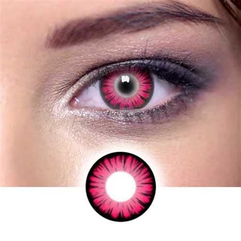 Sweety Firefly Pink Variety Contact Lens For Cosplay Or Special Make Up