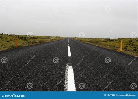 On A Dark Desert Highway Stock Photo Image Of Future 1247526