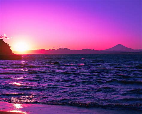 1280x1024 Beautiful Evening Purple Sunset 4k 1280x1024
