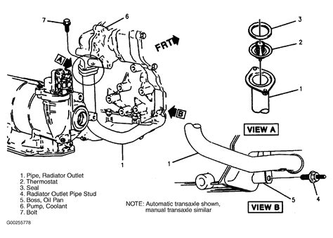 Changing the Thermostat: Engine Cooling Problem 4 Cyl Front Wheel