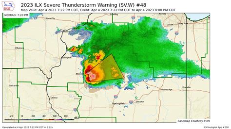 Bob Waszak On Twitter Ilx Issues Severe Thunderstorm Warning Tornado