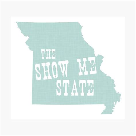 Missouri State Motto Slogan Photographic Print By Surgedesigns