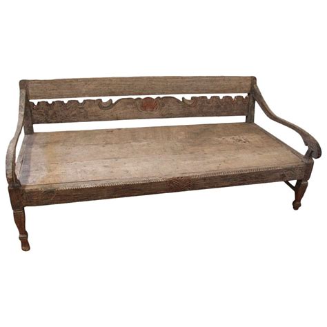 Hand carved wood wall panel from indonesia. Hand-Carved Teak Wood Colonial Daybed (With images) | Hand ...